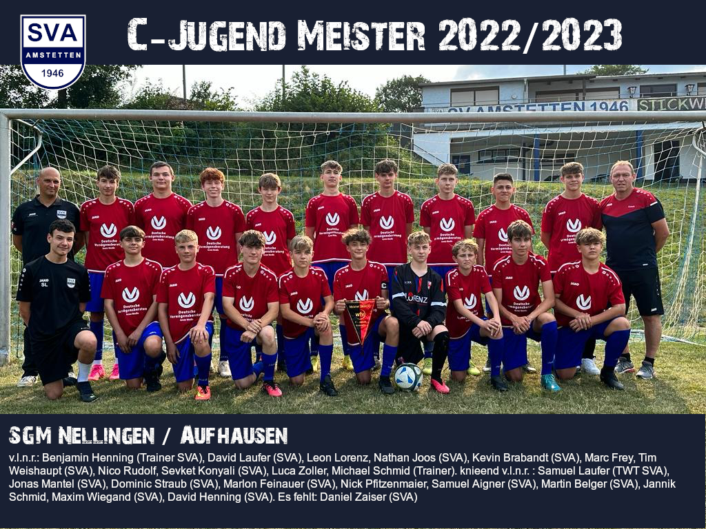 Galerie der Meister Junioren SV Amstetten